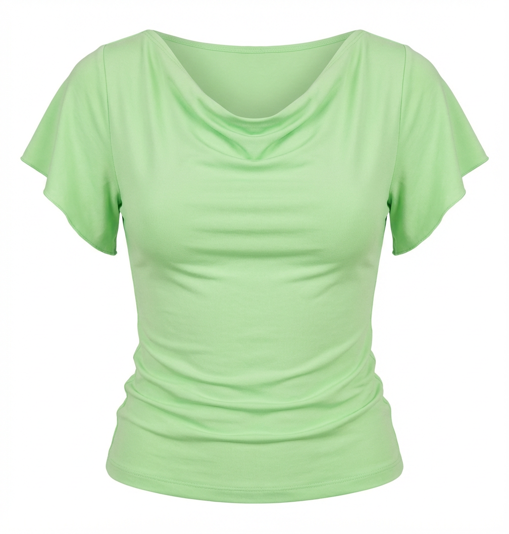 After: store-ready ghost mannequin dress